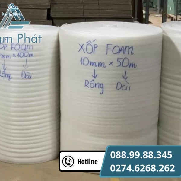 Cuộn xốp foam 3mm x 105cm x 100m  chống sốc 